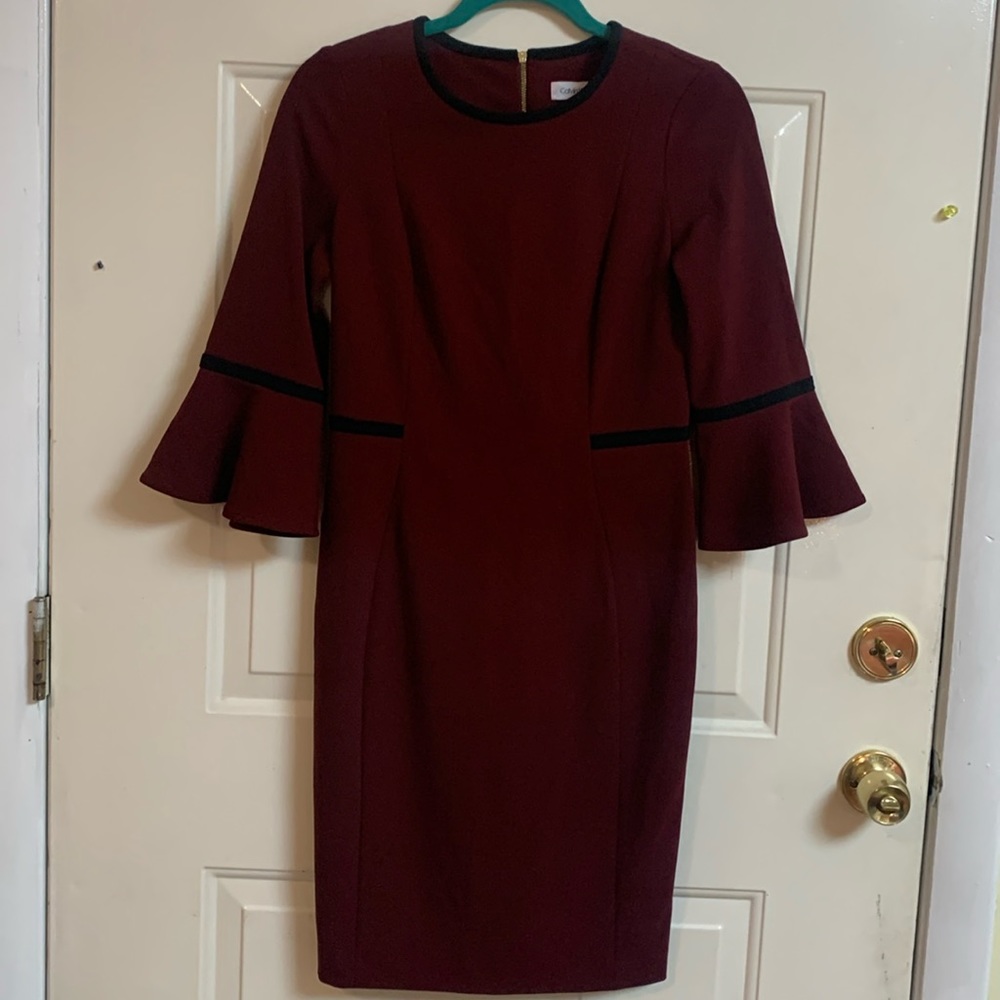 Calvin Klein women dress size 8P stretch elegant